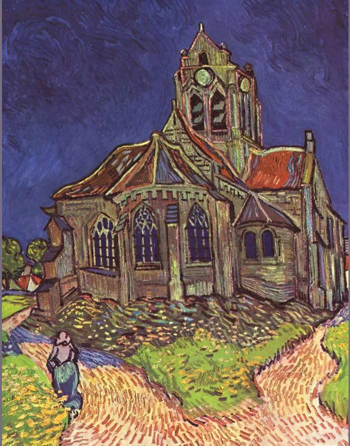 Vincent van Gogh The Church of Auvers